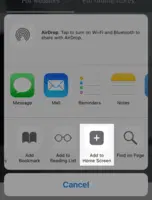 Add to Home Screen